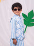 Boy's' Blue Nehru Jacket