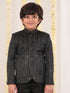 Boy's Black Sequined Jodhpuri