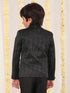 Boy's Black Sequined Jodhpuri