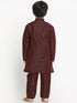 Boys Silk Blend Kurta and Pyjama Set