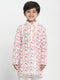 Boy's Multi-Coloured Printed Embellished Kurta