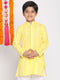 Boy's Mustard Pure Cotton Kurta