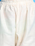 Boy's' White Mirror Kurta Pyjama Set