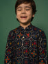 Boy's' Blue Kurta And Patiala Set