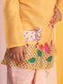 Boy's' Yellow Krishna Kurta And Dhoti Set