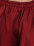 Boy's' Maroon Sequin With Zari Worked Georgette Kurta Pyjama Set