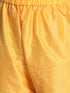Boy's' Yellow Sequin With Zari Worked Georgette Kurta Pyjama Set