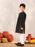 Boy's' Black Kurta Pyjama Set
