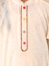 Boy's' Cream Holi Special Kurta Pyjama Set