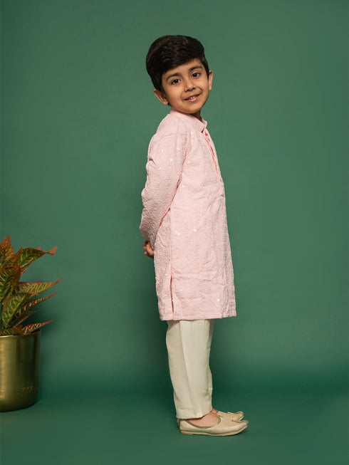 Boy's Kurta And Pyjama Set