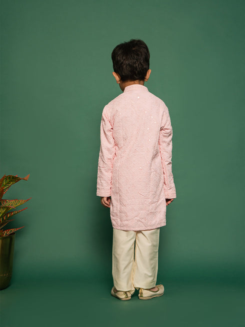 Boy's Kurta And Pyjama Set