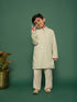 Boy's' Pista Green Kurta And Pyjama Set