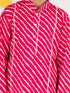 Infant Boy's' Pink And White Cotton Kurta And Pyjama Set