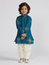 Boy's' Blue Kurta And Patiala Set