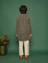 Boy's' Black Kurta And Pyjama Set