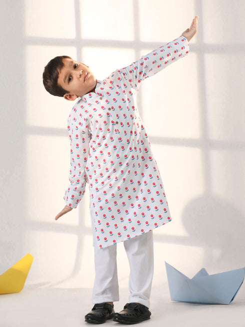 Boy's' White Kurta