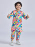 Boy's' Multicolour Kurta And Pyjama Set