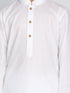 VASTRAMAY Boys' White Kurta Pyjama Set