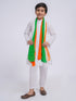 Jbn Creation Boy's' White Pure Cotton Kurta, Pyjama & Dupatta Set