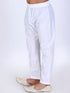 VASTRAMAY Boy's White solid relax-fit Pyjama
