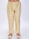 Boys Gold-Toned Solid Pyjama