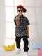 Boy's' Black Ethnic Shirt