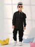 Boy's' Black Ethnic Shirt