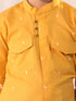 Boy's' Mustard Ethnic Shirt