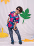 Boy's' Blue Ethnic Shirt