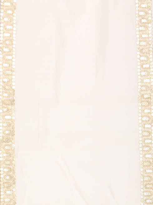 Boy's Pink & Gold-Colored Woven-Design Brocade Slim Fit Sherwani Set With Cream Colour Dupatta