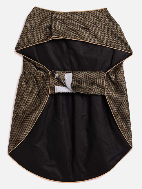 Dogs' Black Woven Silk Blend Dress