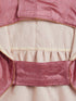 Pink Woven Silk Blend Siblings Set For Dogs