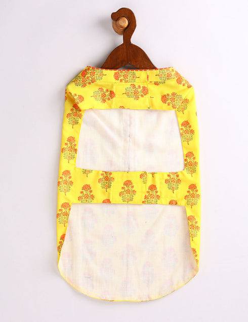 Dogs Allover Printed Rayon Sleeveless Kurta