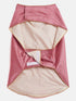 Pink Woven Silk Blend Siblings Set For Dogs