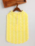 Dogs' Mustard Chikankari Pure Cotton Ethnic Kurta