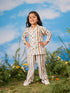 Girl's' White Co-Ords