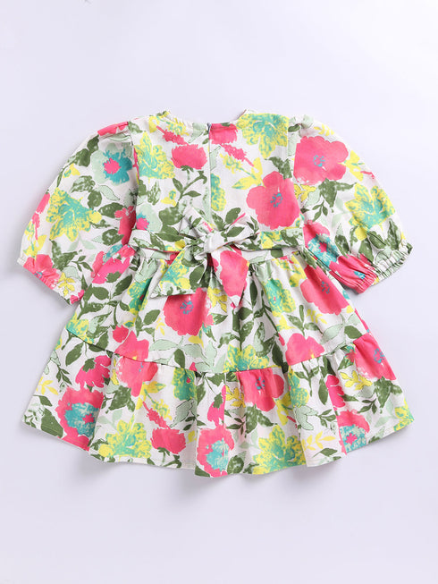 Girl's' Multi Color Dress