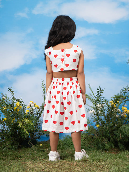 Girl's' White Dress