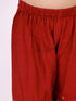 Girl's' Maroon Zari Kurta And Sharara Set