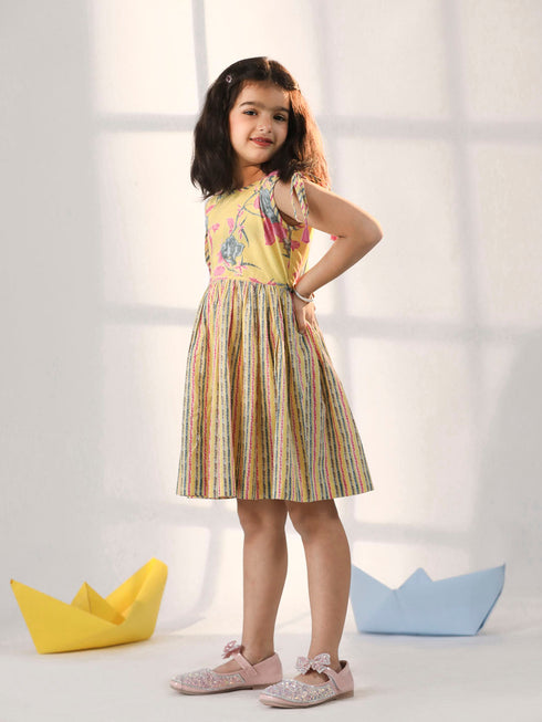 Girl's' Yellow Dress