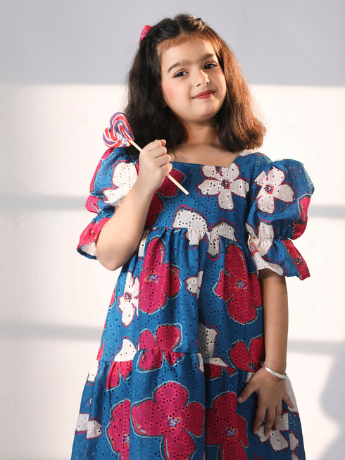 Girl's' Blue Dress