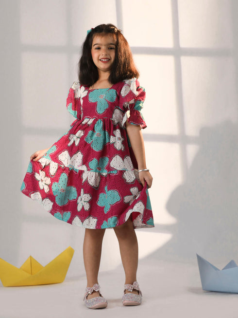 Girl's' Pink Dress