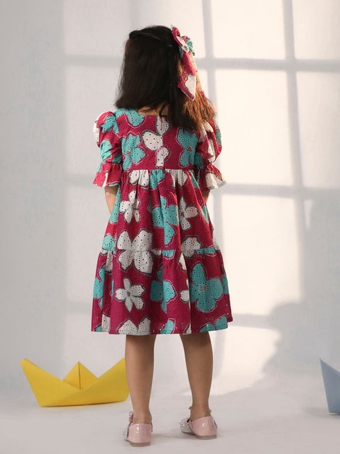 Girl's' Pink Dress