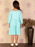 Girl's Green Pure Cotton Chikankari Kurta