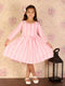 Girl's Pink Pure Cotton Chikankari Kurta