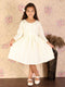 Girl's Yellow Pure Cotton Chikankari Kurta