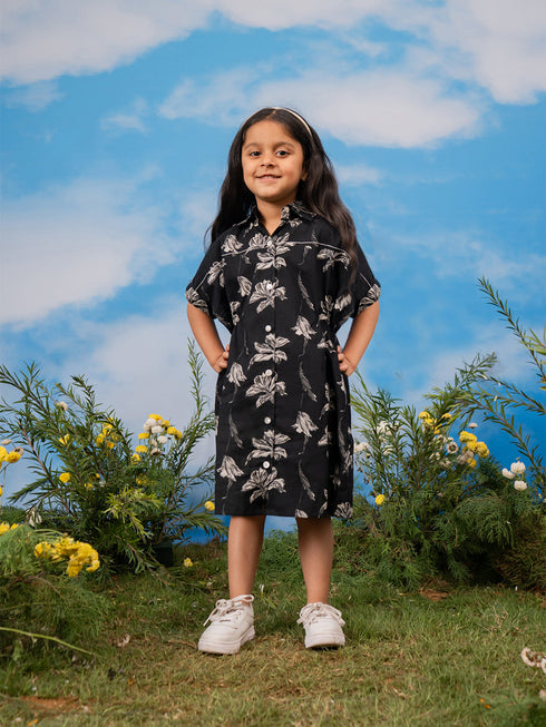 Girl's' Black Dress