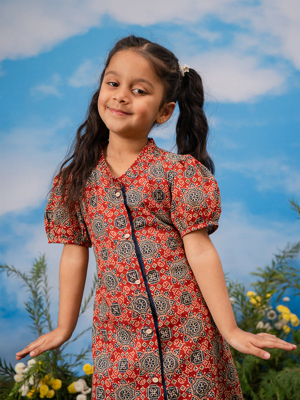 Girl's' Rust Dress