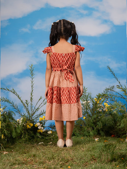 Girl's' Rust Dress
