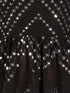 Girl's Black Mirror Kurta